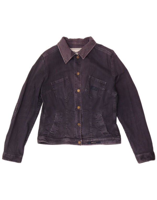 Bluestars Womens Denim Jacket UK 16 Large Navy Blue Cotton