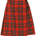 JEDBURGH KILTMAKERS Womens Wrap Skirt W30 Medium Red Plaid Acrylic