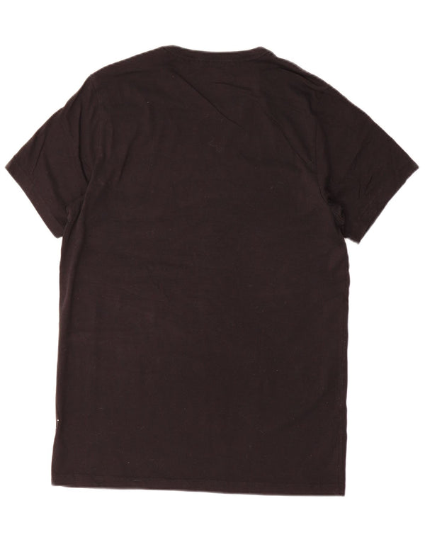 Calvin Klein Herre Kortærmet Regular T-Shirt Top Lille Sort Bomuld