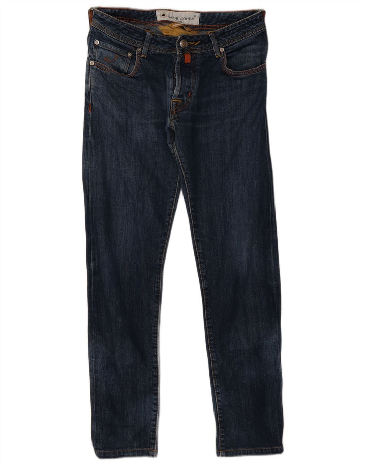 Jacob Cohen Dame Håndlavede Slim Jeans W31 L28 Blå Bomuld