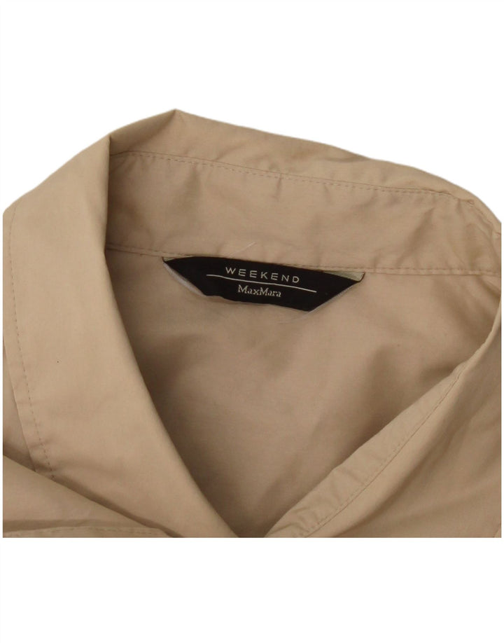 Max Mara Weekendskjorte til kvinder UK 12 Medium Beige