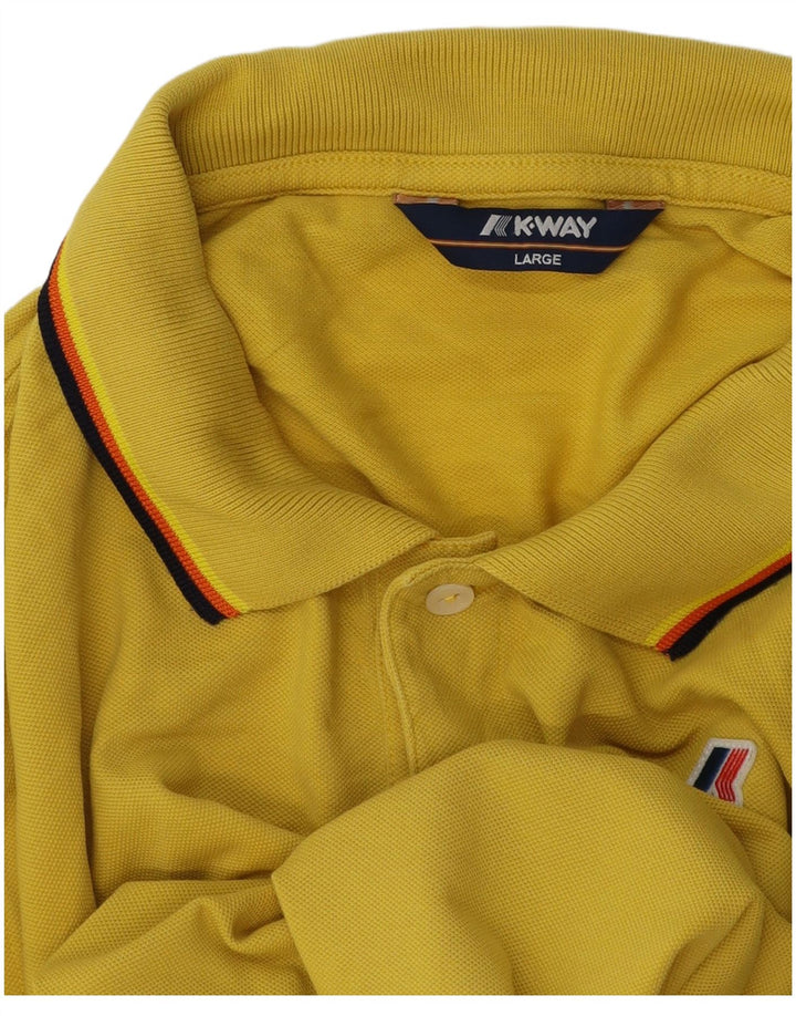 K-WAY Herre Polo Shirt Stor Gul