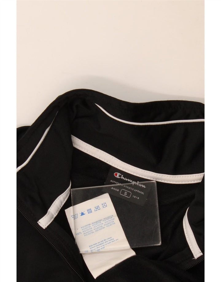 CHAMPION Herre Loose Fit træningsdragt Top jakke Lille sort stribet polyester
