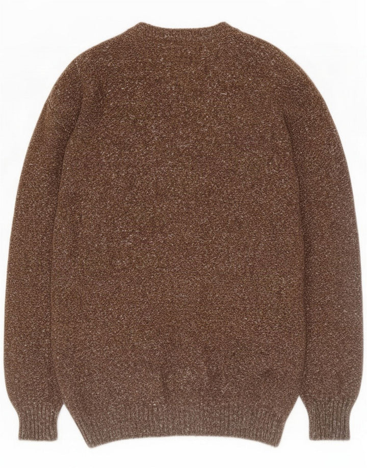 James Dillon Herre cardigan sweater Medium Brun Flecked