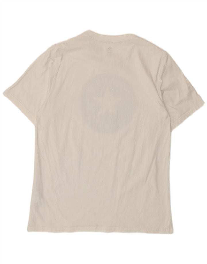 Converse Grafisk T-shirt top til mænd, stor hvid bomuld