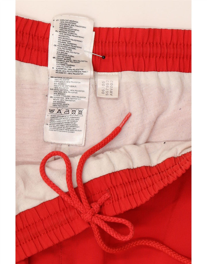 Adidas Træningsdragtsbukser til mænd UK 44/46 Large Red Polyester