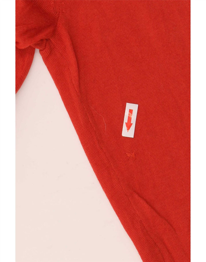 Hobbs Dame Boat Neck Jumper Sweater UK 14 Large Orange Wool