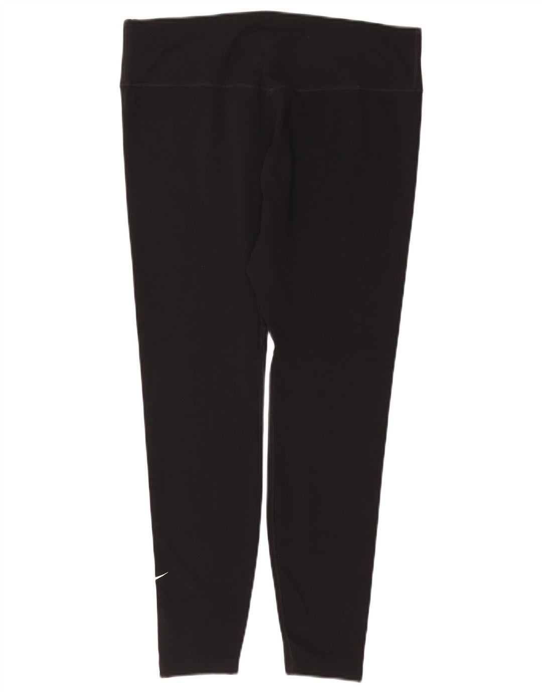 NIKE Dame Dri Fit Leggings UK 18 XL Sort Polyester