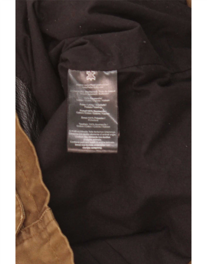 Freaky Nation Racerjakke til mænd UK 38 Medium Brown Colourblock