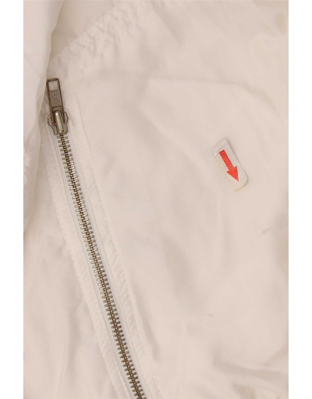 Vintage oversize træningsdragt topjakke til kvinder EU 36 Small White Colourblock