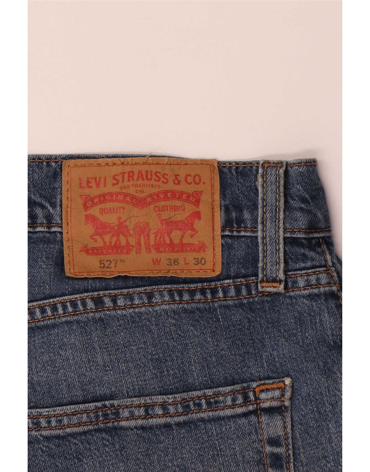 Levi's Herre 527 Bootcut Jeans W36 L30 Blå