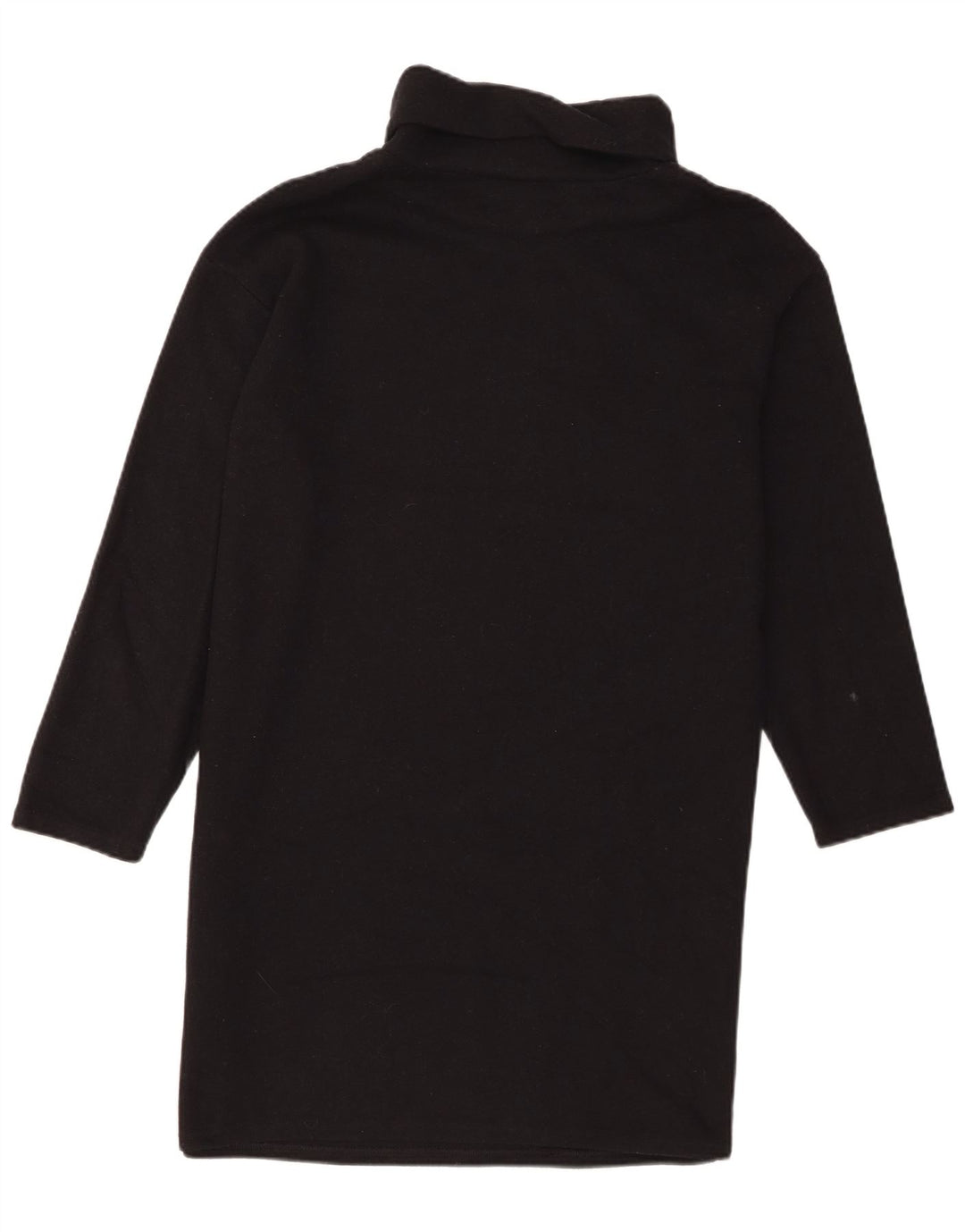 Marks & Spencer Dame Langærmet Jumper Kjole UK 14 Stor Sort Polyester