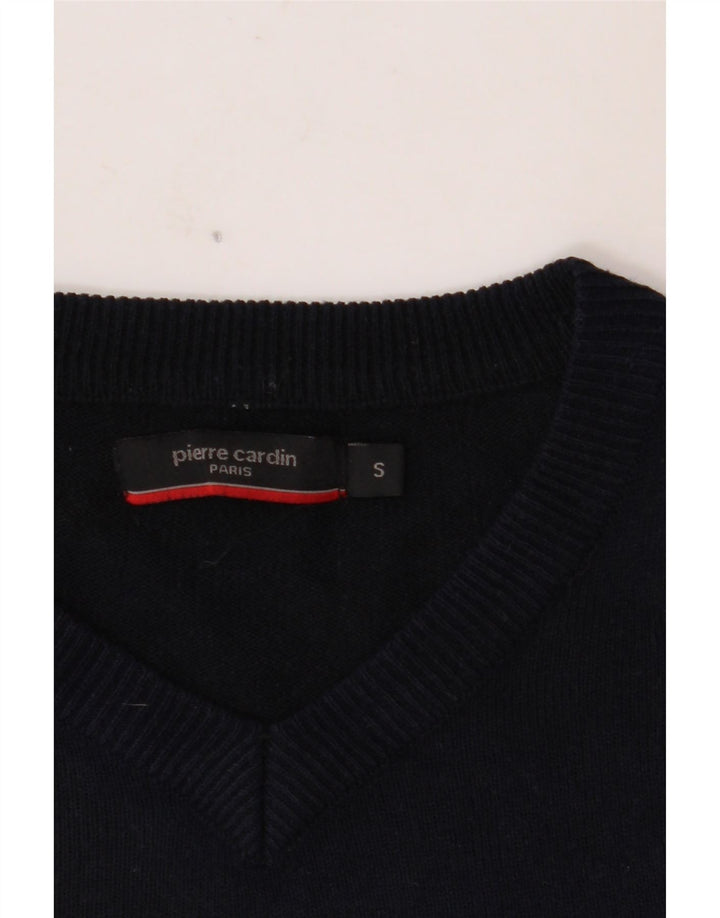 PIERRE CARDIN Herre V-hals sweater lille marineblå