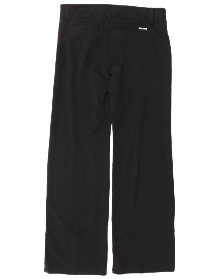 MICHAEL KORS Lige fritidsbukser til kvinder US 6 Medium W30 L32 Sort