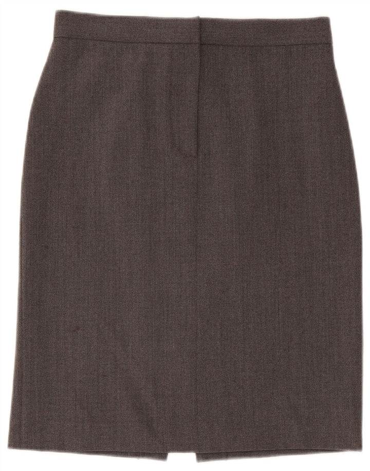 Emporio Armani Dame Pencil Skirt IT 42 Medium W28 Grå Polyester