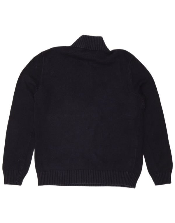 POLO RALPH LAUREN Herre sweater med lynlås i halsen Medium Marineblå Bomuld