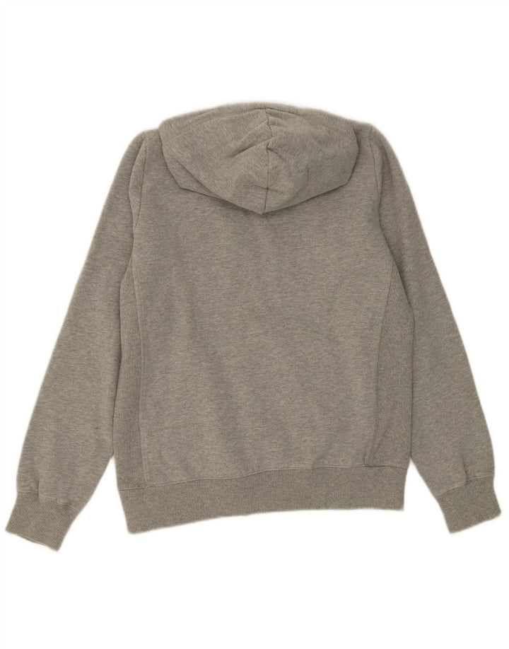 CONVERSE Mens NYC Graphic Hoodie Jumper Small Grey Cotton
