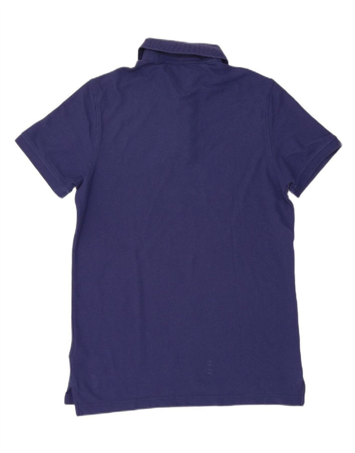 TOMMY HILFIGER Mens Slim Fit Polo Shirt Medium Navy Blue