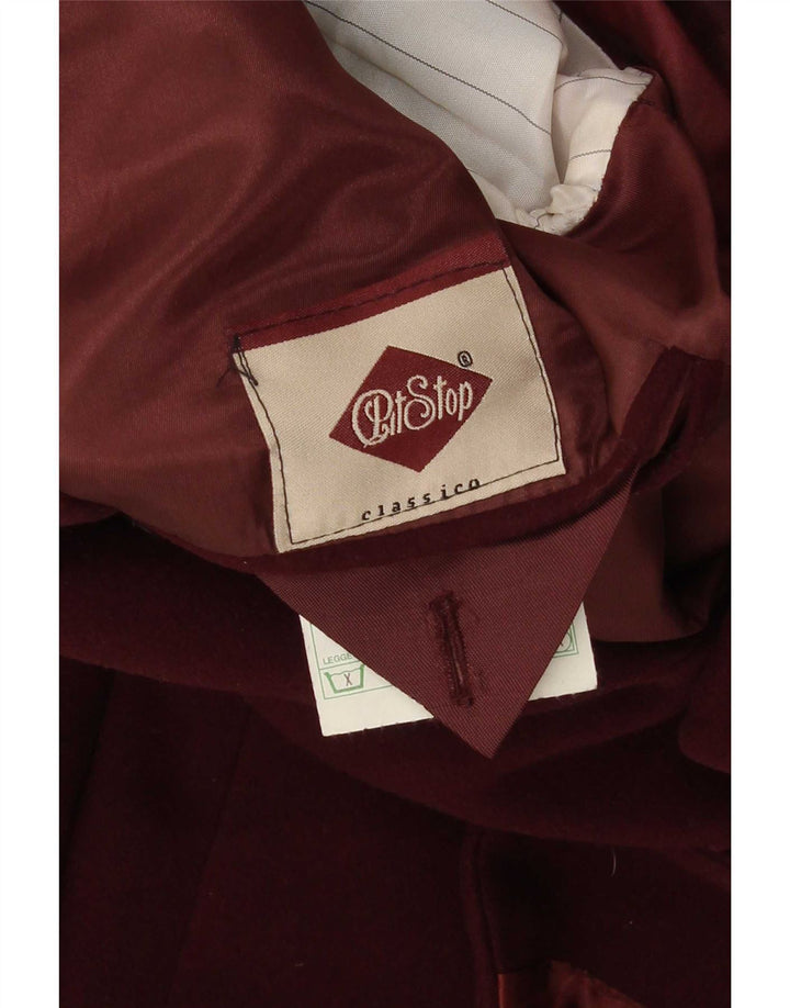 Pit Stop Herre 2 Button Blazer Jacket IT 54 2XL Burgundy Wool