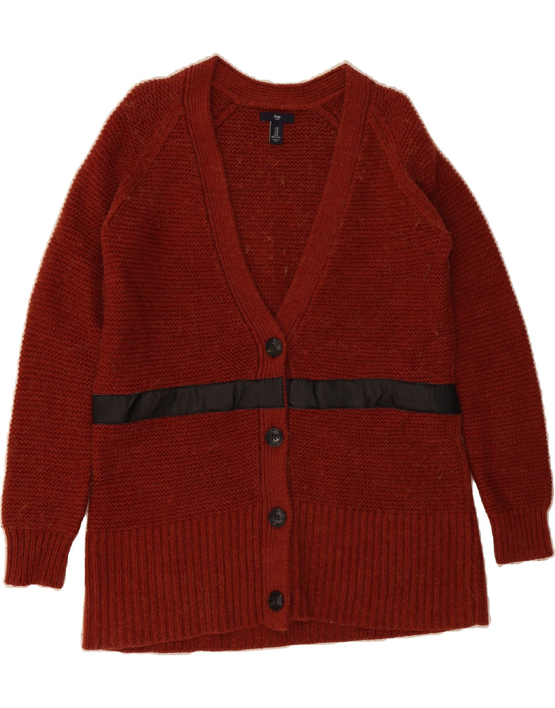 GAP Womens Cardigan Sweater UK 14 Medium Red Acrylic Vintage Gap and Second-Hand Gap from Messina Hembry 