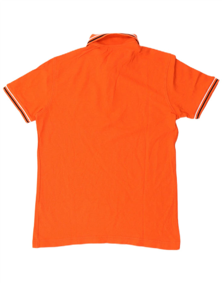 Lotto Herre Polo Shirt Medium Orange Stribet