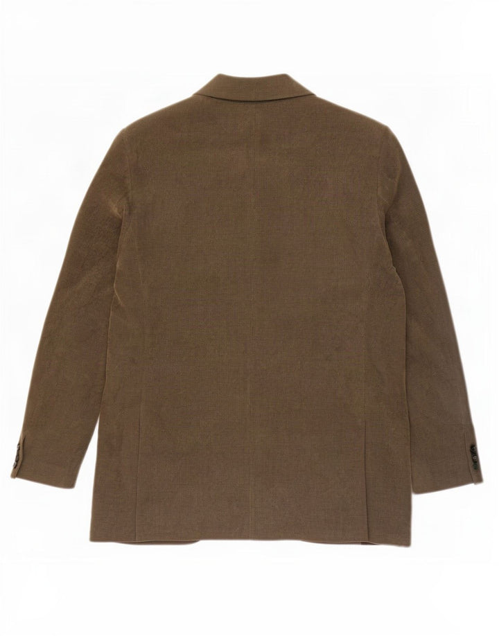 Marks & Spencer Herre lang 3-knaps blazerjakke UK 44 XL Brun viskose