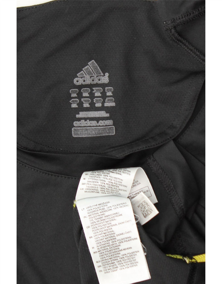 ADIDAS Herre T-Shirt Top XL Sort Polyester