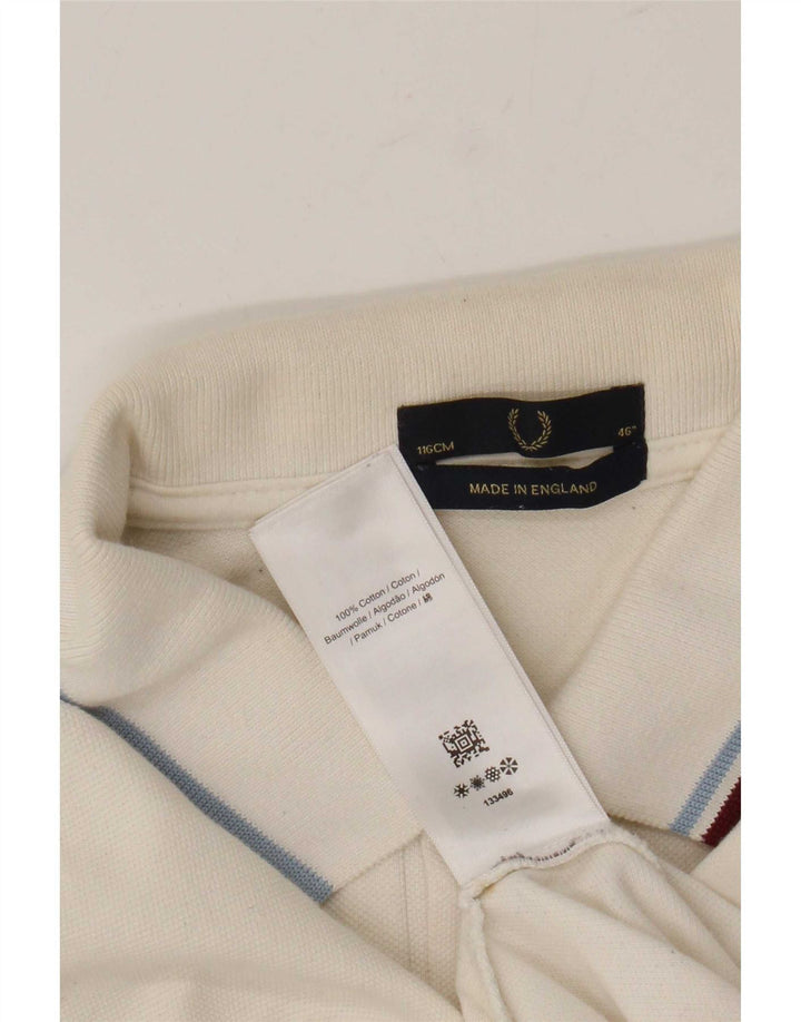 Fred Perry Herre poloshirt Stor hvid bomuld