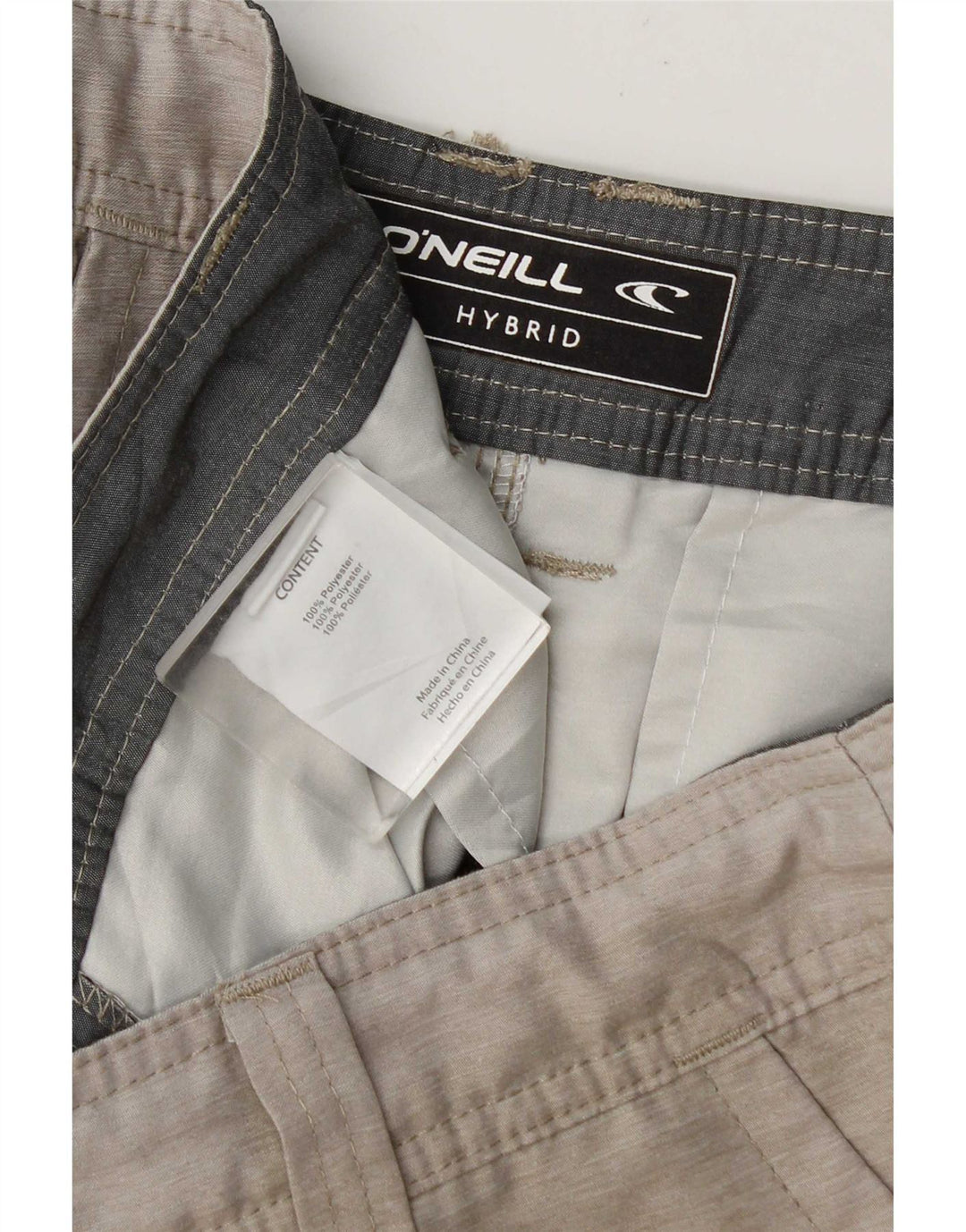 O'Neill Herre Cargo Shorts W36 Large Beige Polyester