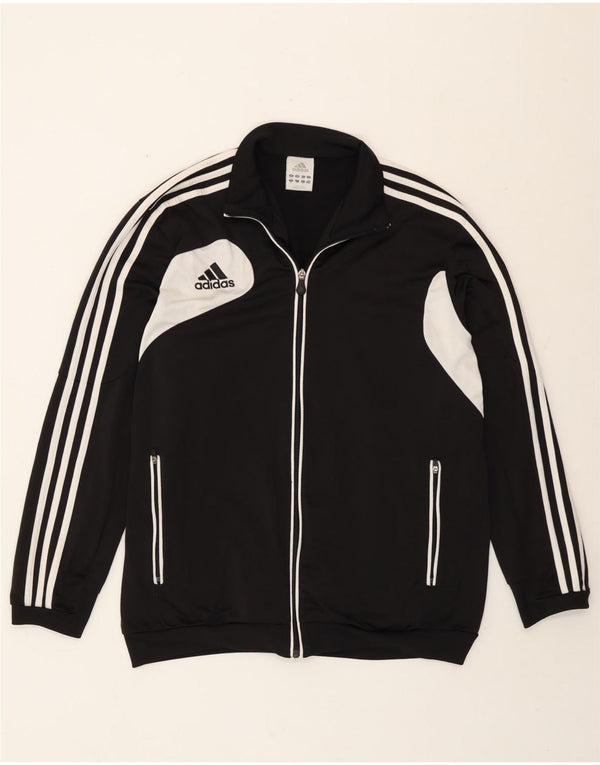 Adidas Træningsdragt til mænd Top jakke UK 42/44 Large Black Colourblock Polyester