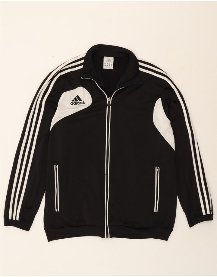 Adidas Træningsdragt til mænd Top jakke UK 42/44 Large Black Colourblock Polyester