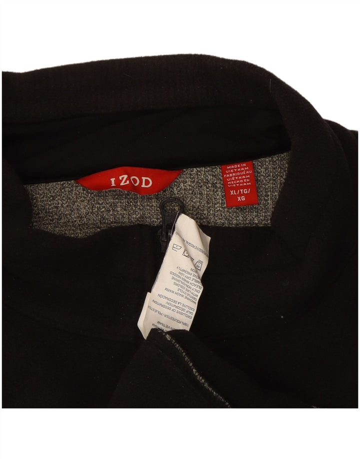 IZOD Træningsdragt til mænd Topjakke XL Grå Colourblock Polyester
