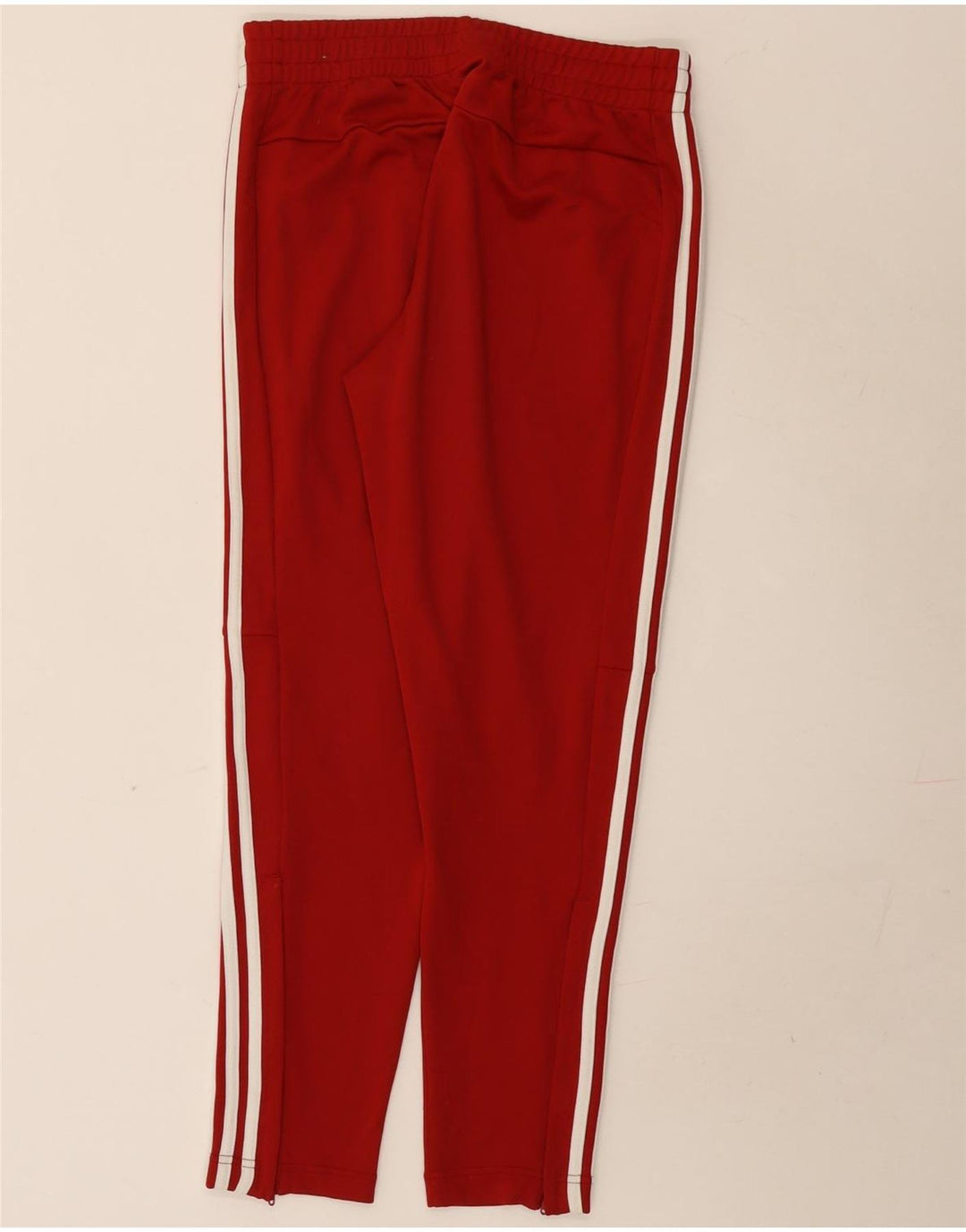 Adidas Træningsdragtsbukser til kvinder UK 12/14 Medium Rød Polyester