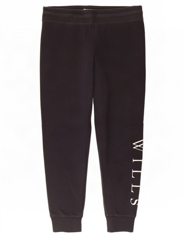 Jack Wills Grafisk træningsdragt til kvinder Joggers UK 14 Large Black