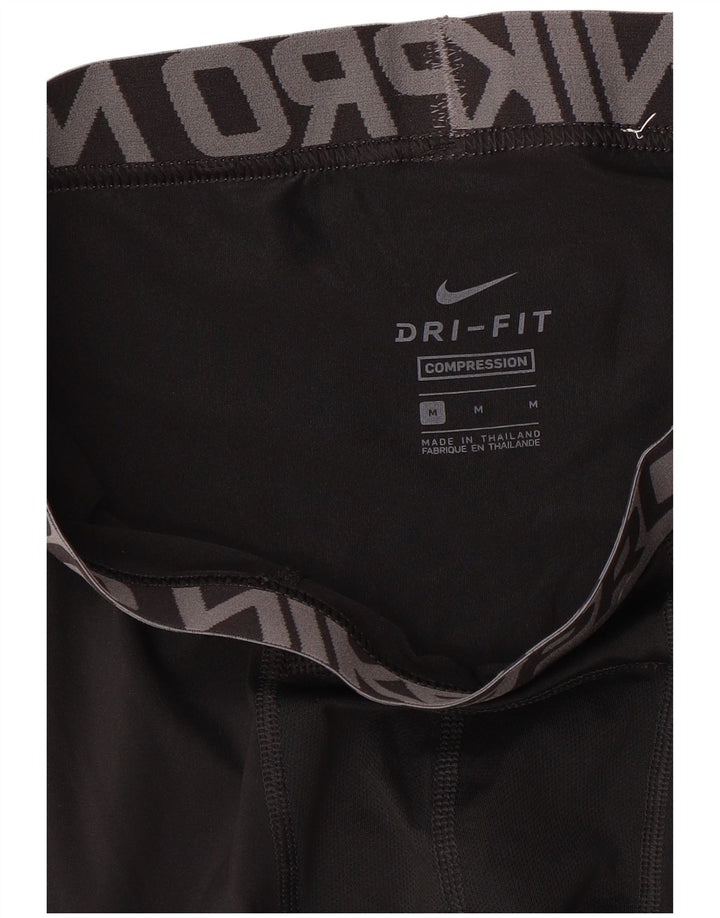 Nike Herre Compression Graphic Capri Leggings Medium Black