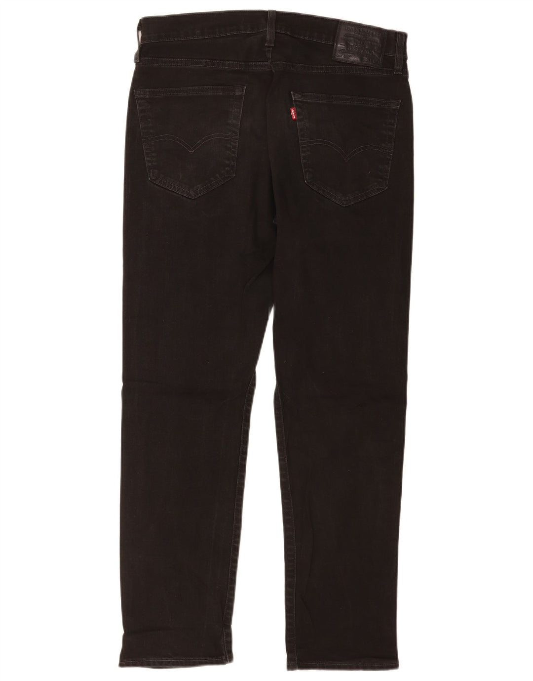 Levi's Herre 502 tilspidsede jeans W33 L30 sort bomuld