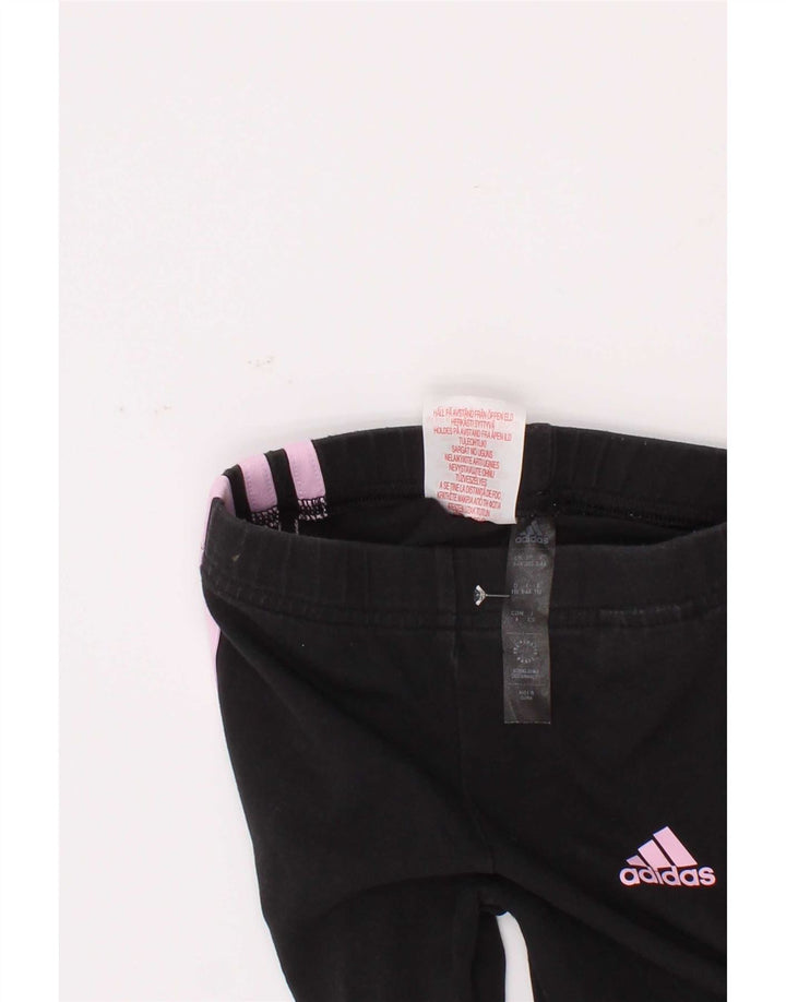 Adidas pigeleggings 5-6 år sort bomuld