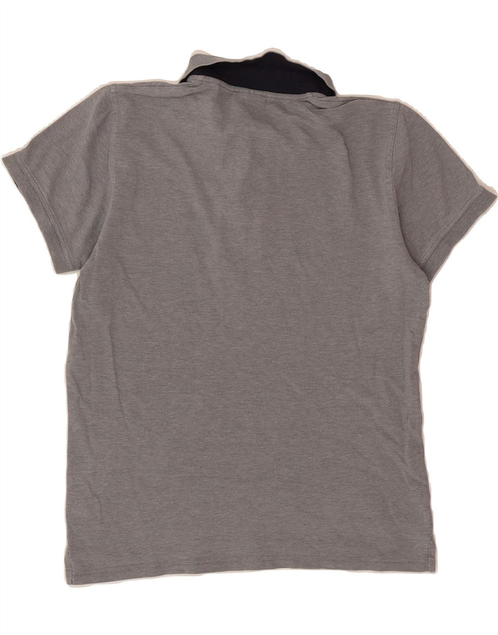 GANT Mens Polo Shirt Medium Grey Cotton Vintage Gant and Second-Hand Gant from Messina Hembry 