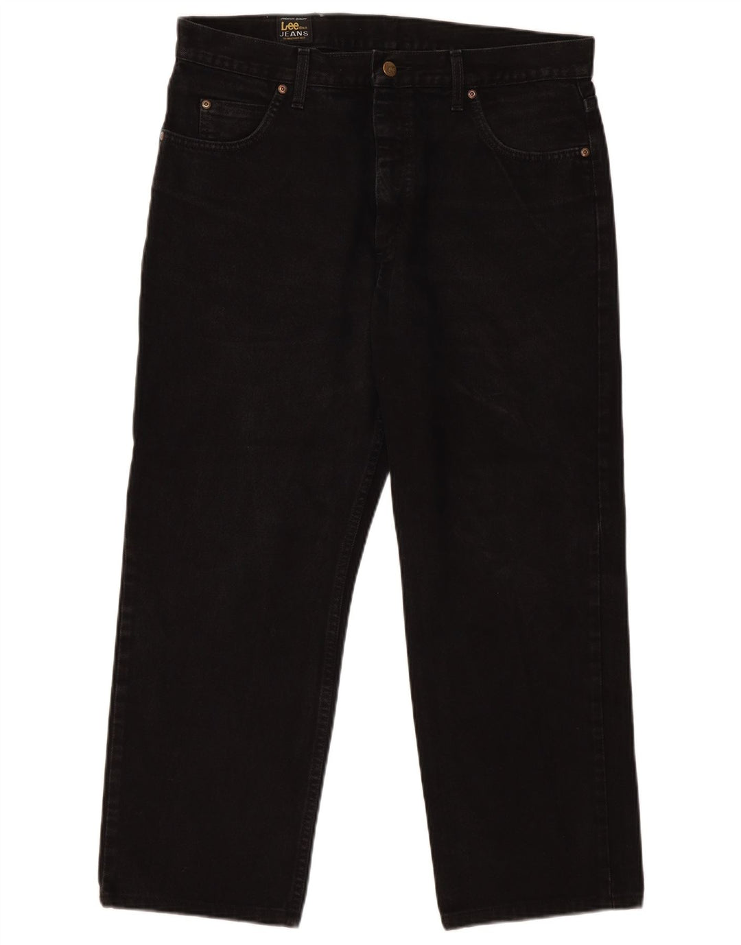 Lee Straight Jeans til mænd W36 L27 Sort