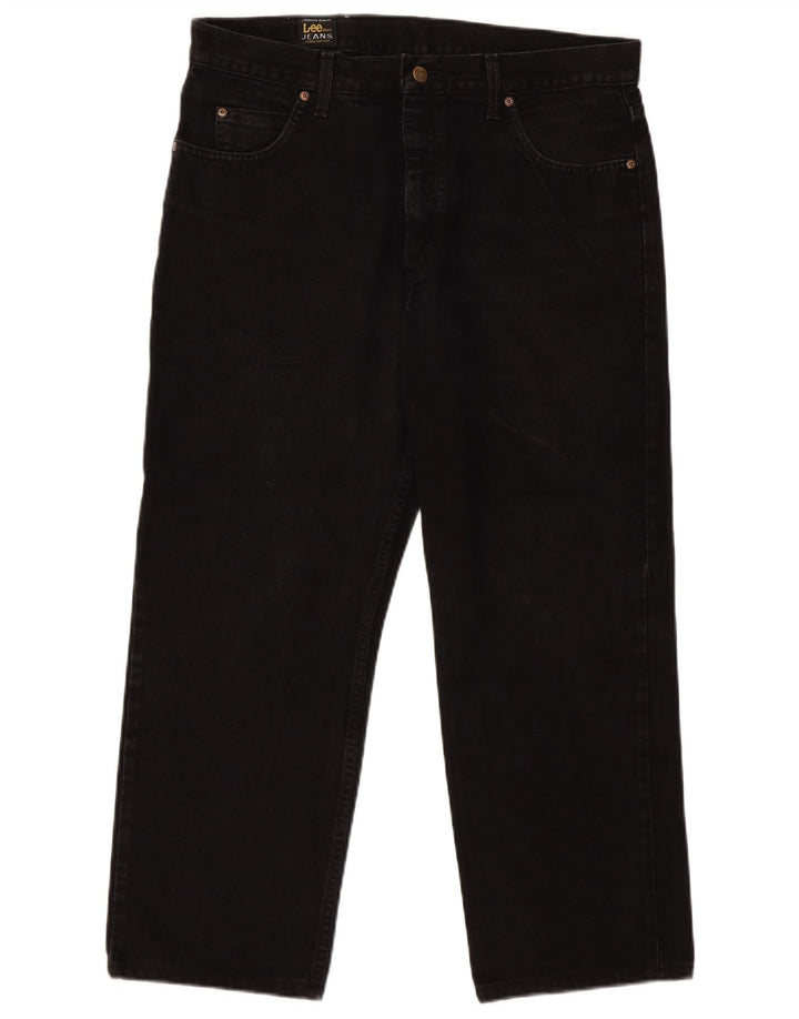 Lee Straight Jeans til mænd W36 L27 Sort