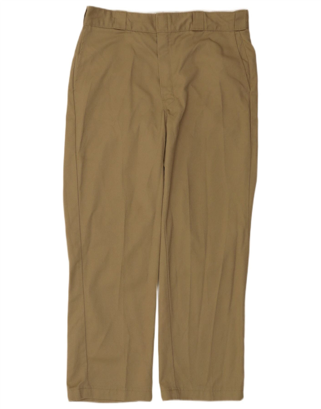 Dickies Lige Chinobukser til mænd W36 L30 Beige Polyester