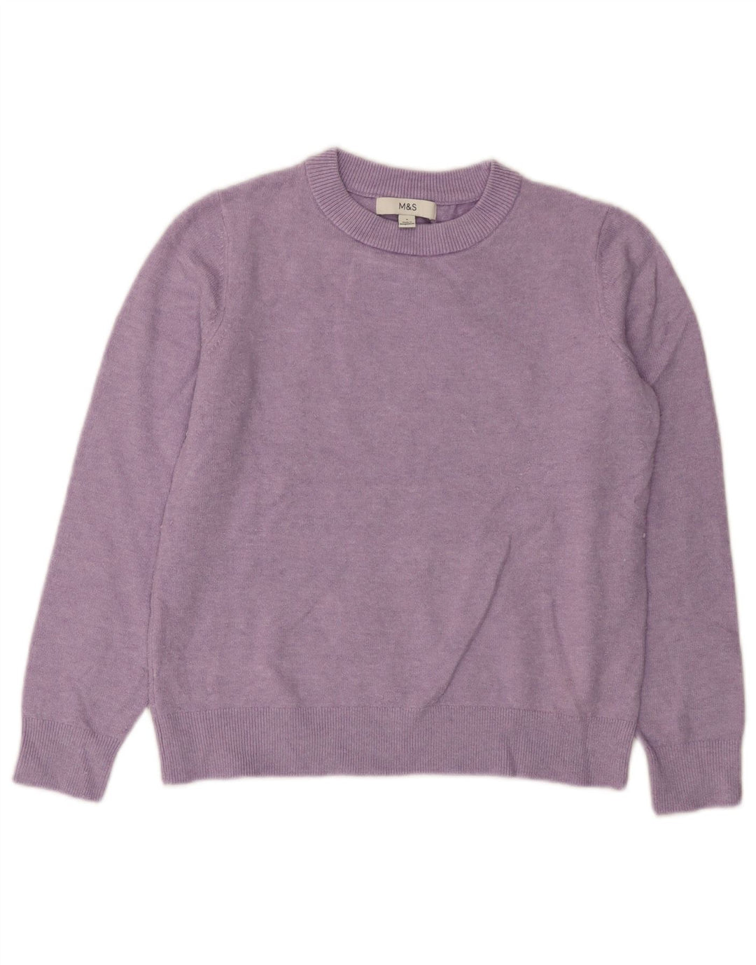 Marks & Spencer Dame sweater med rund hals DK 10 Lille lilla