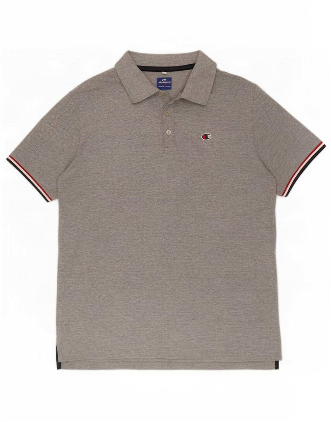 Champion herre poloshirt mellemgrå bomuld