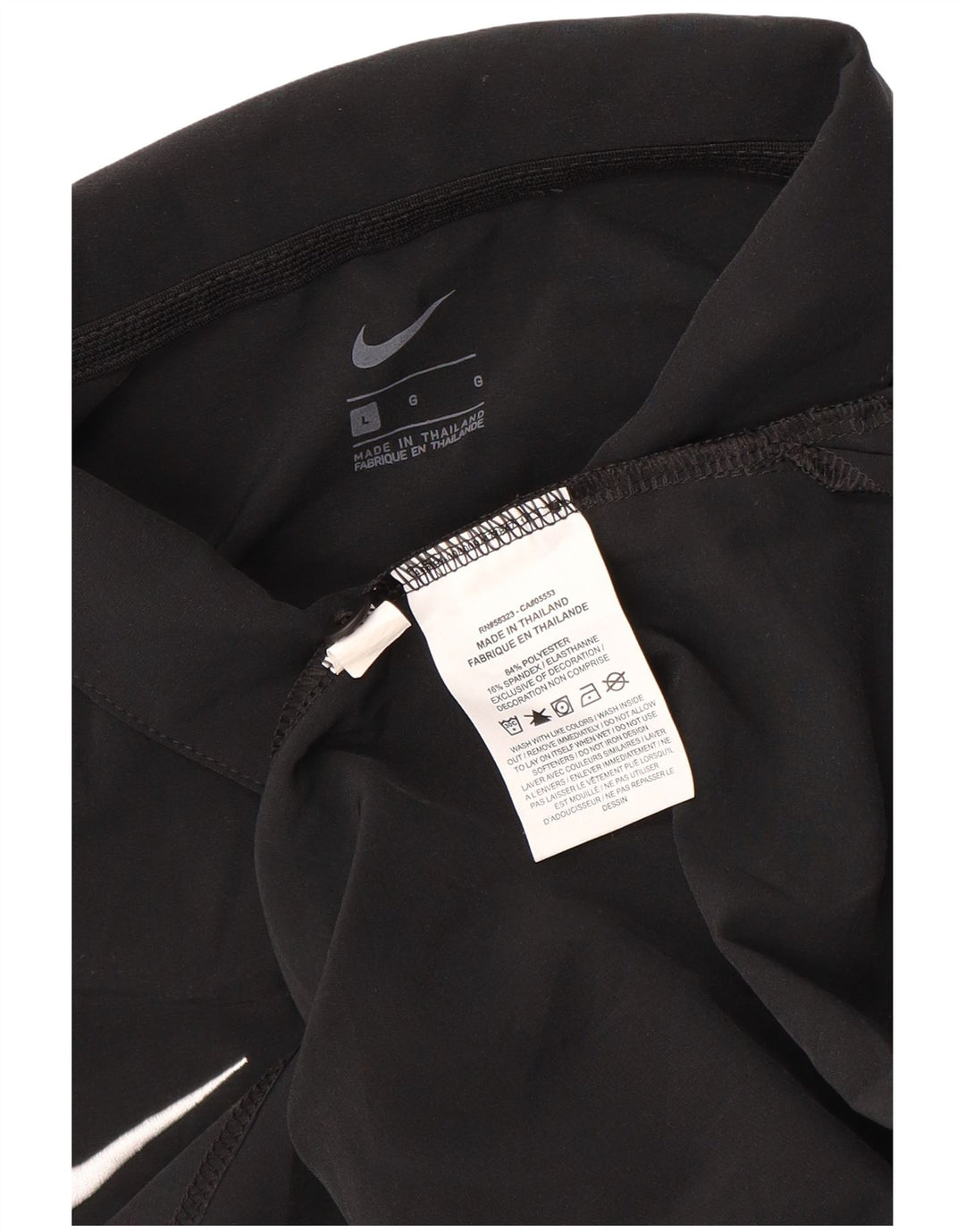 NIKE Poloshirt til mænd Stor sort polyester