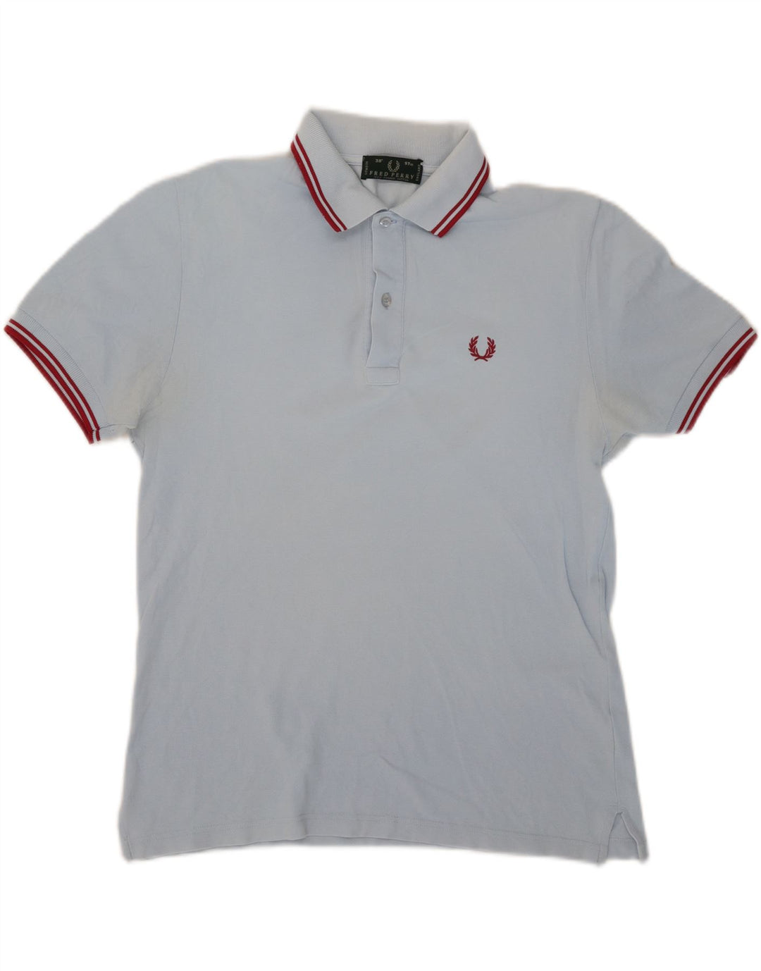 FRED PERRY Poloshirt til mænd Lille blå bomuld