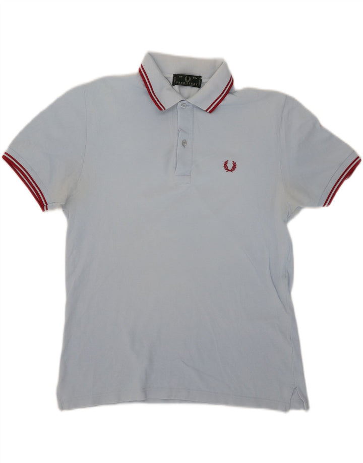FRED PERRY Poloshirt til mænd Lille blå bomuld