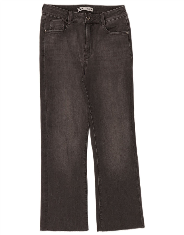 Zara Dame Bootcut Jeans EU 36 XS W26 L26 Grå