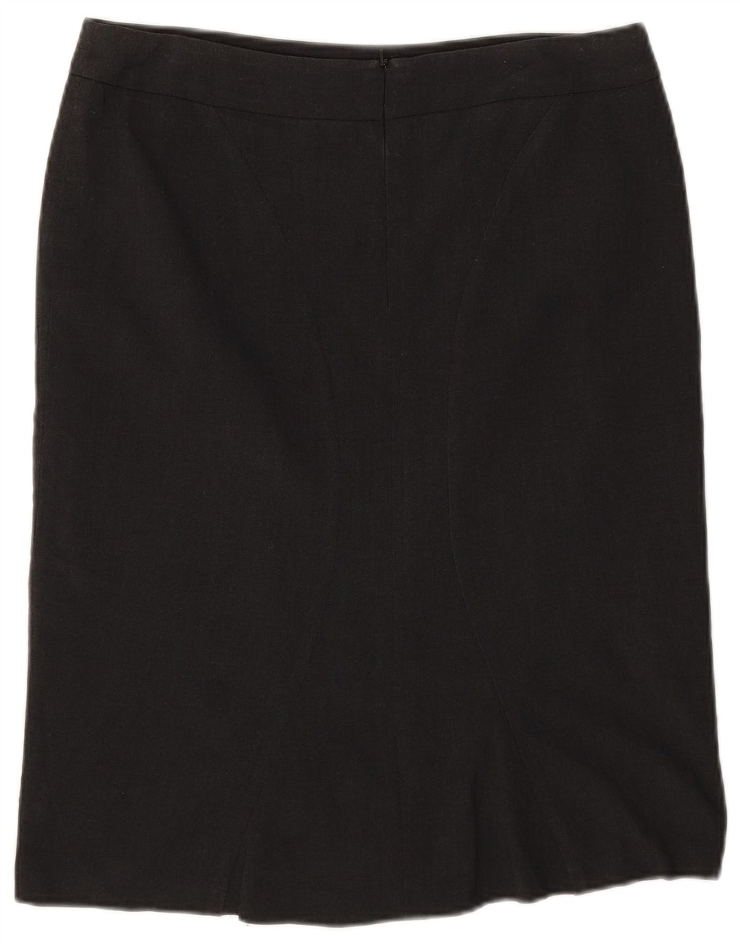Marks & Spencer lige nederdel til kvinder UK 12 Medium W32 Grå polyester
