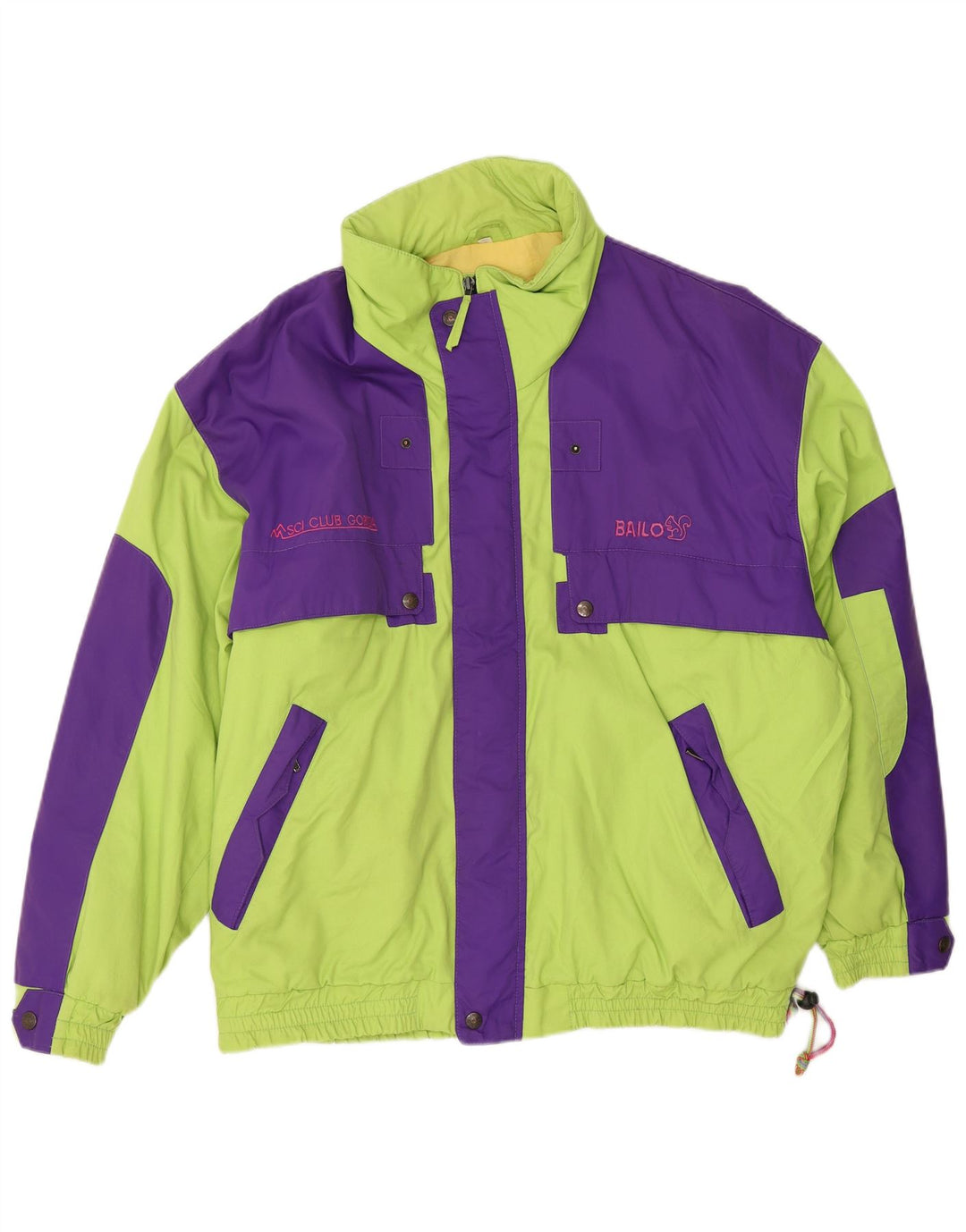 Bailo Herre Skijakke IT 54 2XL Grøn Colourblock