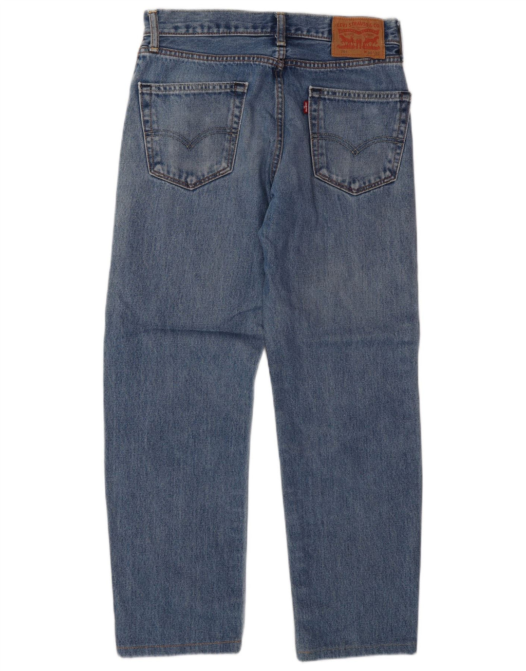 Levi's Herre 751 Straight Jeans W30 L32 Blå Bomuld